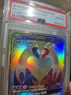 PSA 10 Latias & Latios GX 113/181 Sm-Team Up Holo Pokemon TCG Card - Image 3