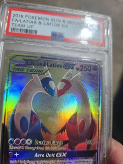 PSA 10 Latias & Latios GX 113/181 Sm-Team Up Holo Pokemon TCG Card - Image 5