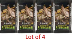 Magic MTG Secrets of Strixhaven Collector Booster Pack LOT OF 4 PRESALE - Image 1