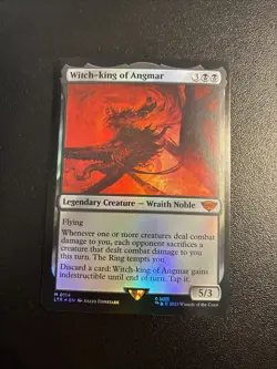 MTG The Lord Of the Rings- Witch-King of Angmar 114 Foil - Image 1