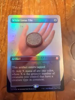 White Lotus Tile (Borderless) Avatar: The Last Airbender Foil - Image 1