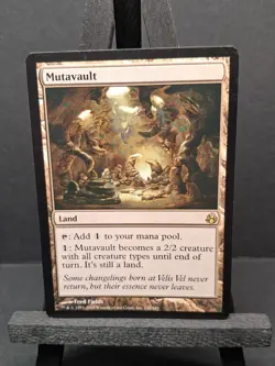 MTG Mutavault Morningtide MOR Rare Land Original Printing LP Magic Pioneer EDH - Image 1