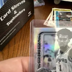 Topps Chrome Refractor Victor Wembanyama San Antonio Spurs 2025 #221 💎 mint 💎 - Image 3