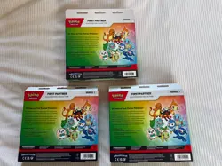 Pokemon TCG First Partner Collection Illustration Collection Series 1 New X 3 - Image 2