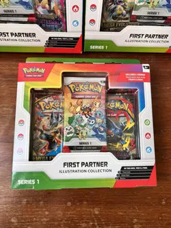 Pokemon TCG First Partner Collection Illustration Collection Series 1 New X 3 - Image 2