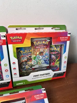 Pokemon TCG First Partner Collection Illustration Collection Series 1 New X 3 - Image 4