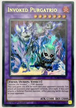 BLAR-EN082 Invoked Purgatrio - Ultra Rare 1st Edition Near Mint YuGiOh Card - Image 1
