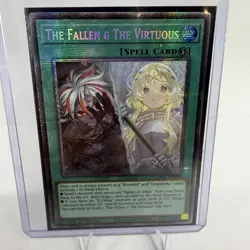 Konami Yu-Gi-Oh! TCG The Fallen & the Virtuous CH01-EN019 Foil 1st Ed starlight - Image 1