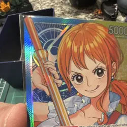 Bandai Nami Leader Alternate Art Holo OP11-041 A Fist of Divine Speed English - Image 4