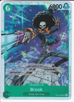 Brook OP15-032 Super Rare Adventure on Kami's Island One Piece Foil Near Mint - Image 1