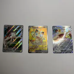 Pokemon TCG Phantasmal Flames/ Perfect Order Meowth Full art/double rare - Image 1