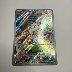 Pokemon TCG Phantasmal Flames/ Perfect Order Meowth Full art/double rare - Image 4