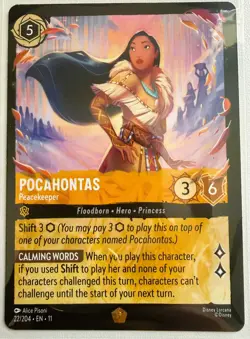 Disney Lorcana Pocahontas Lot – Legendary/Super Rare, FOILs Winterspell NM - Image 2