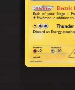 Jolteon 26/98 Ancient Origins Holo Rare Pokemon Card MP - Image 5