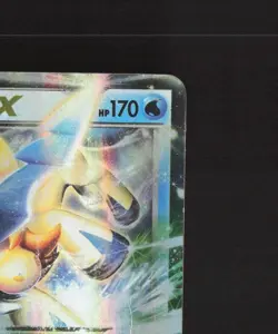 Keldeo EX 45/113 Legendary Treasures Ultra Rare Holo Pokemon Card DMG - Image 4