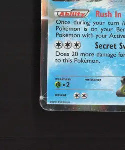 Keldeo EX 45/113 Legendary Treasures Ultra Rare Holo Pokemon Card DMG - Image 5