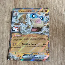 Mamoswine ex 079/159 - Prize Pack Play! Stamped Series 7 JTG Pokemon TCG card - Image 1