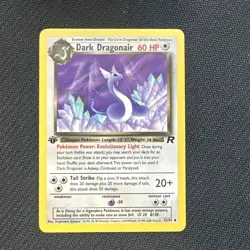 Pokemon 1st Edition Team Rocket Dark Dragonair 33/82 - Image 2