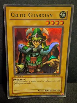 Celtic Guardian [1st Edition] LOB-E005 YuGiOh Legend of Blue Eyes White Dragon - Image 1