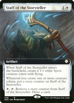 Staff of the Storyteller - Phyrexia: All Will Be One Commander | MTG Card - Image 1