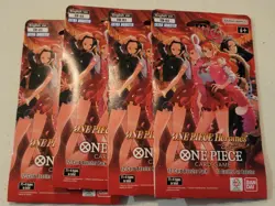 ONE PIECE Heroines EB-03 Sleeved Booster pack English - Lot of 4 - New / Sealed - Image 1