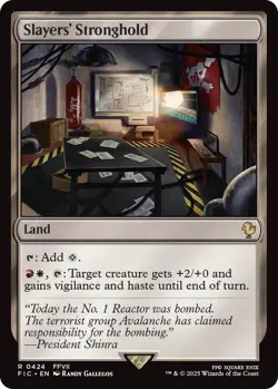 Slayers' Stronghold 0424 MTG Commander FINAL FANTASY Rare NP - Image 1