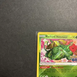Pokemon GO Radiant Venusaur 004/078 Holo Misscut - Image 3