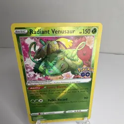Pokemon TCG Radiant Venusaur 004/078 Pokemon GO Radiant Rare Holo 150HP - Image 4