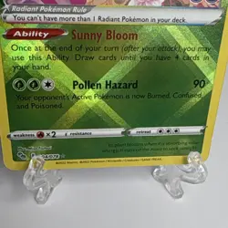 Pokemon TCG Radiant Venusaur 004/078 Pokemon GO Radiant Rare Holo 150HP - Image 5