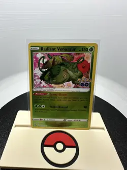 Radiant Venusaur 004/078 Pokemon GO Holo - Image 1