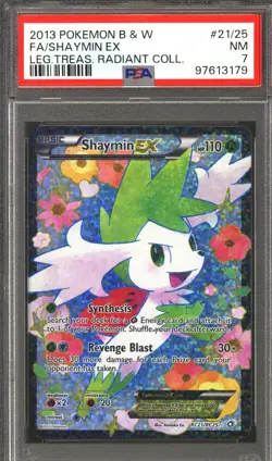 Pokemon Legendary Treasures Radiant Collection Shaymin EX RC21/RC25 PSA 7 - Image 1