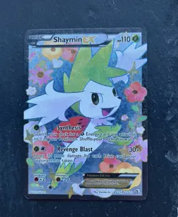 Pokemon TCG Card - Shaymin EX RC21/RC25 Legendary Treasures Radiant Collection - Image 1