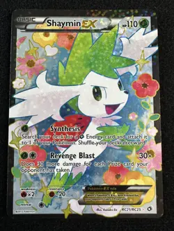 Shaymin EX RC21/RC25 Legendary Treasures Radiant Collection Pokemon TCG 2013 LP - Image 1