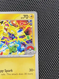 Pikachu SVP 225 World Championship 2025 Scarlet & Violet Promo Pokemon Card NM - Image 3