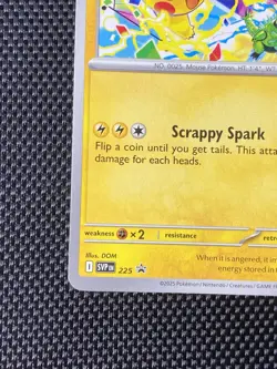 Pikachu SVP 225 World Championship 2025 Scarlet & Violet Promo Pokemon Card NM - Image 5