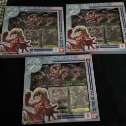 One Piece Card Game Illustration Box Vol. 3 Sealed LOT OF 3 - Image 1