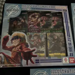 One Piece Card Game Illustration Box Vol. 3 Sealed LOT OF 3 - Image 3