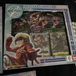 One Piece Card Game Illustration Box Vol. 3 Sealed LOT OF 3 - Image 4