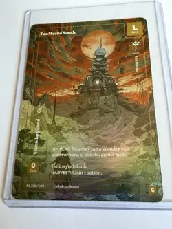 Wonders of the First TauMecha South Land Card Call of the Stones alt art FF - Image 1