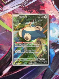 Pokemon Snorlax 051 SVP Scarlet & Violet 151 Promo Holo 150 HP English Card - Image 1