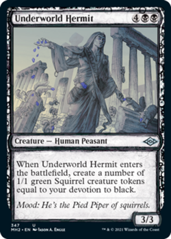 Underworld Hermit - Foil - Showcase NM, English MTG Modern Horizons 2 - Image 1