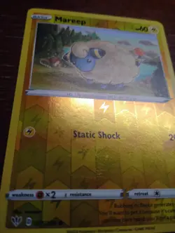 Pokemon Mareep 55/189 Darkness Ablaze Reverse Holo pokemon card - Image 2