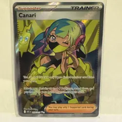 Pokemon TCG Canari Ascended Heroes 257/217 Full Art Holo Trainer-Supporter Card - Image 3