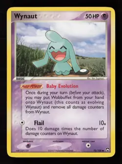 Wynaut 70/108 Power Keepers Pokemon Card -A8 - Image 1