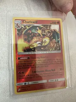 Charizard 14/181 SM-Team Up Rare 150 HP Continuous Blaze Ball Pokemon Card - Image 1