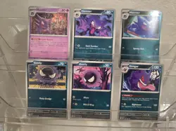 Pokemon TCG Cards Bulk Lot Of 6 Cards. Haunter,Gastly & Gengar. - Image 1