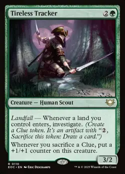 Tireless Tracker NM, English MTG Edge of Eternities - Commander - Image 1