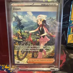 Pokemon Dawn 129/094 Full Art Holo Trainer Card English TCG - Image 1