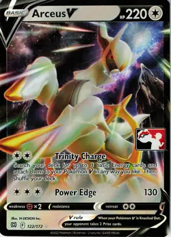 Arceus V Holo Ultra Rare Prize Pack Series Cards 122/172 NM - Image 1