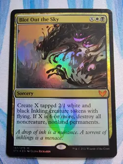 MTG Blot Out the Sky FOIL **NM** Strixhaven: School of Mages - Image 1